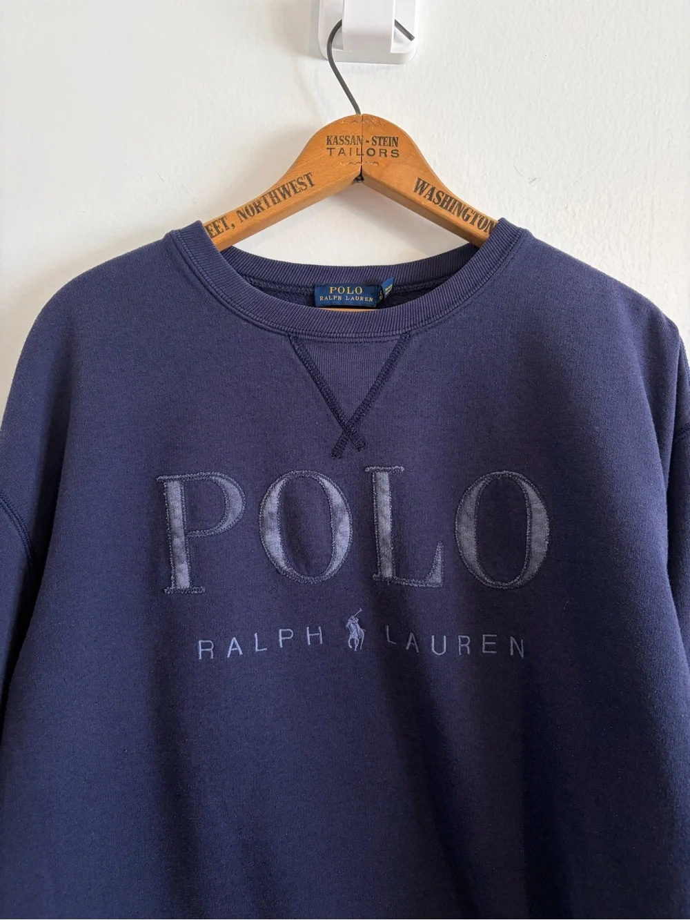 Polo by Ralph Lauren Navy Logo Crewneck Sweatshirt